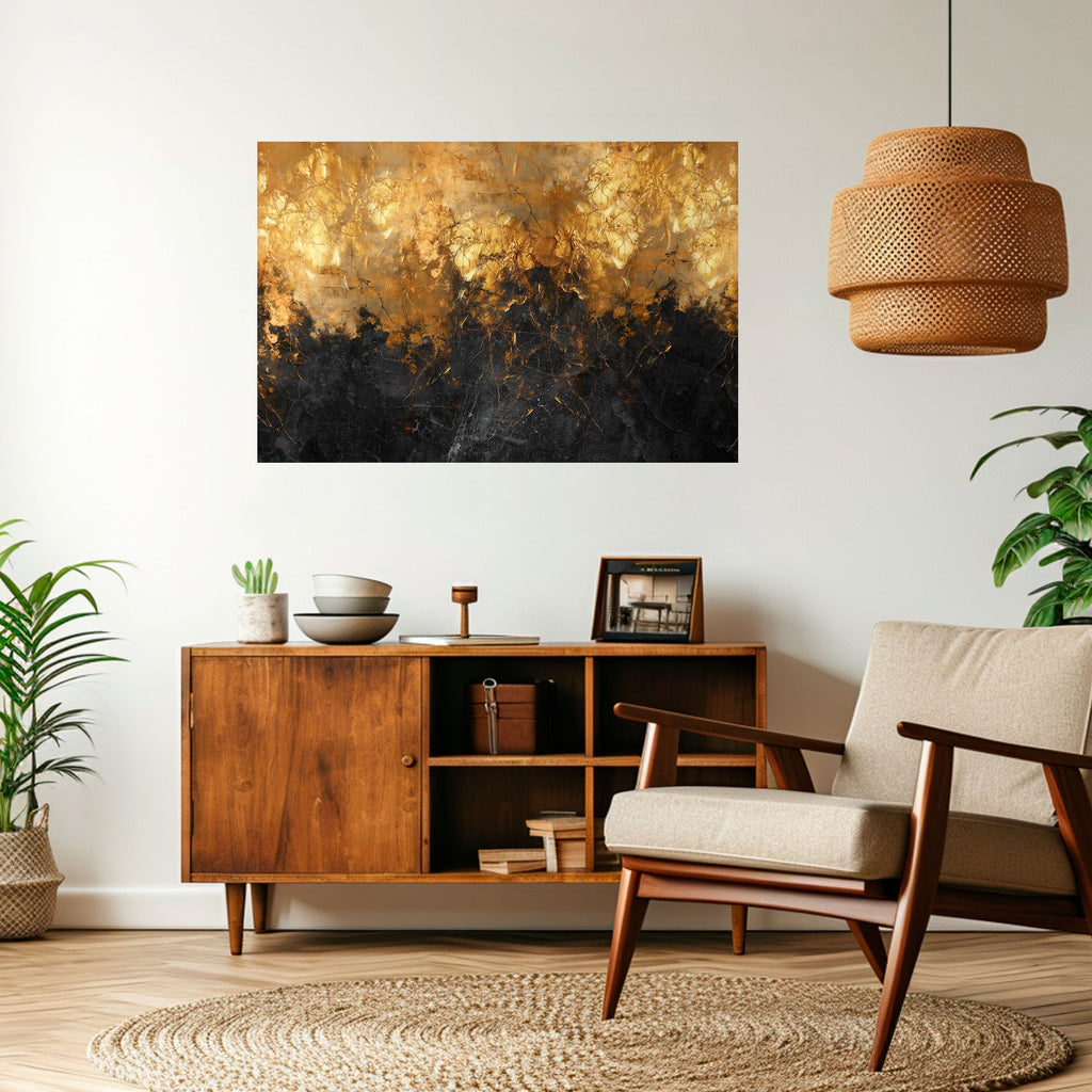 RADIANT SPARK Peel and Stick Horizontal Poster