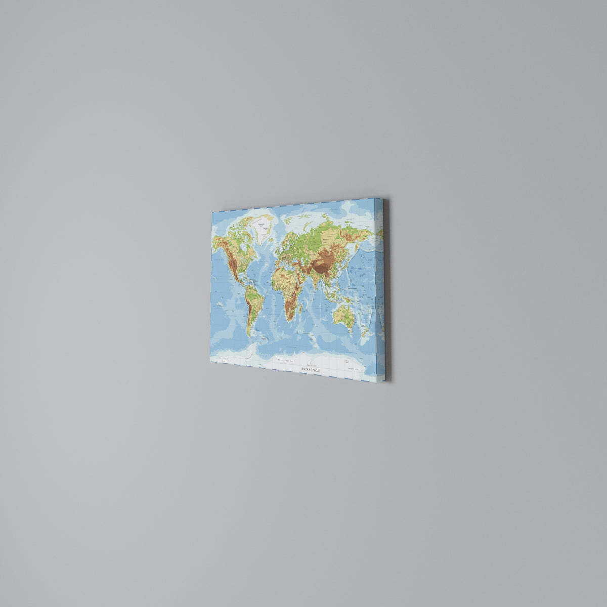 MAP OF DIVERSITY Horizontal Canvas Print