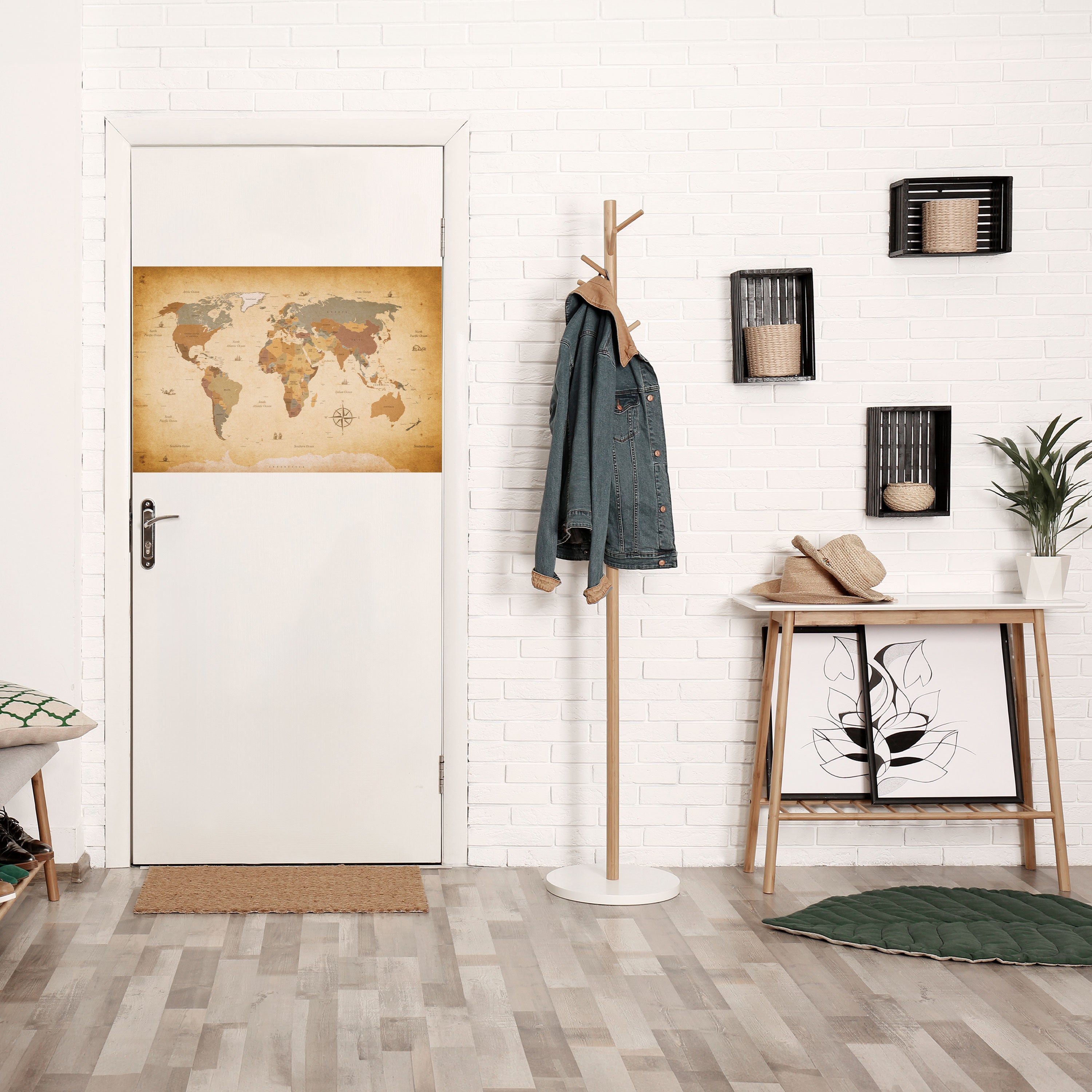 MYSTICAL MAP ODYSSEY Peel and Stick Horizontal Poster