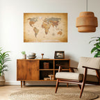 MYSTICAL MAP ODYSSEY Peel and Stick Horizontal Poster