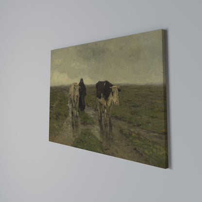 RAINY REFLECTIONS Horizontal Canvas Print