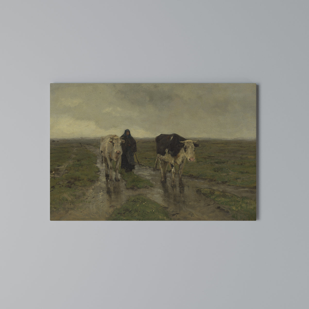 RAINY REFLECTIONS Horizontal Canvas Print