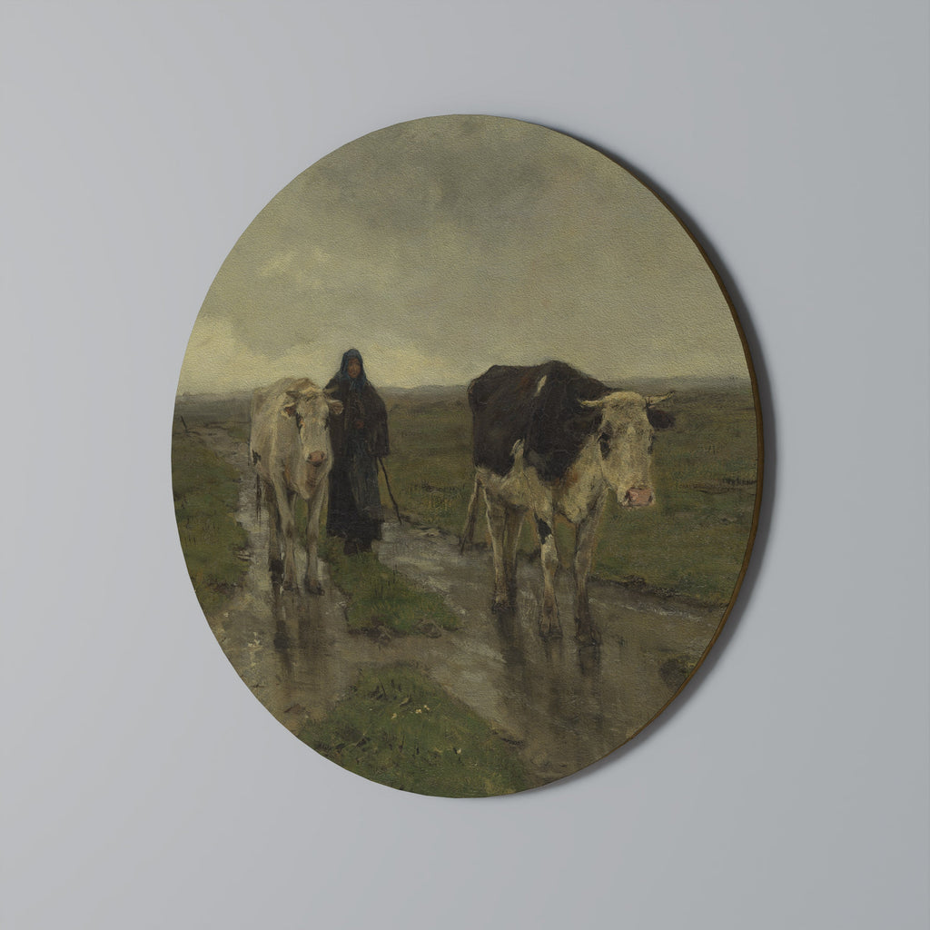 RAINY REFLECTIONS Quadro Redondo Decorativo