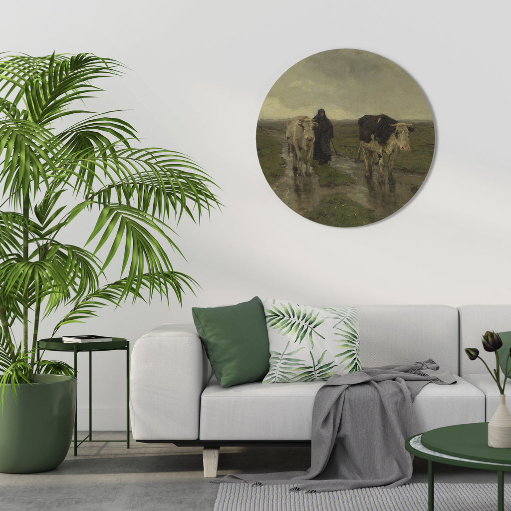 RAINY REFLECTIONS Quadro Redondo Decorativo