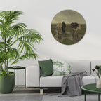 RAINY REFLECTIONS Quadro Redondo Decorativo