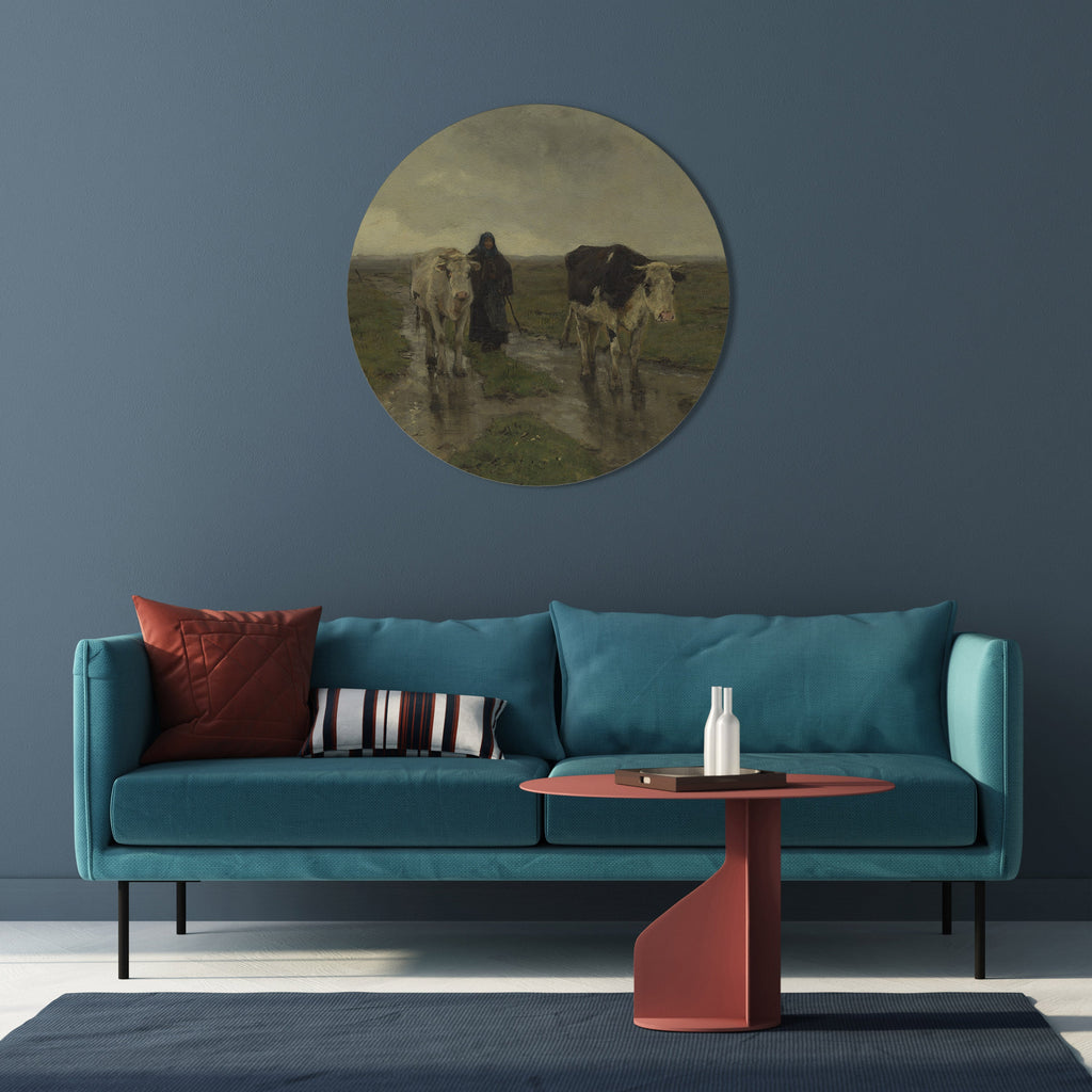 RAINY REFLECTIONS Quadro Redondo Decorativo