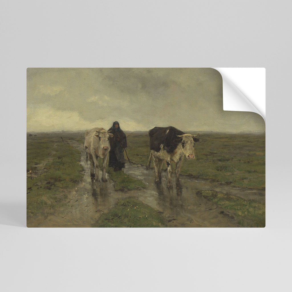 RAINY REFLECTIONS Peel and Stick Horizontal Poster