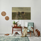 RAINY REFLECTIONS Peel and Stick Horizontal Poster