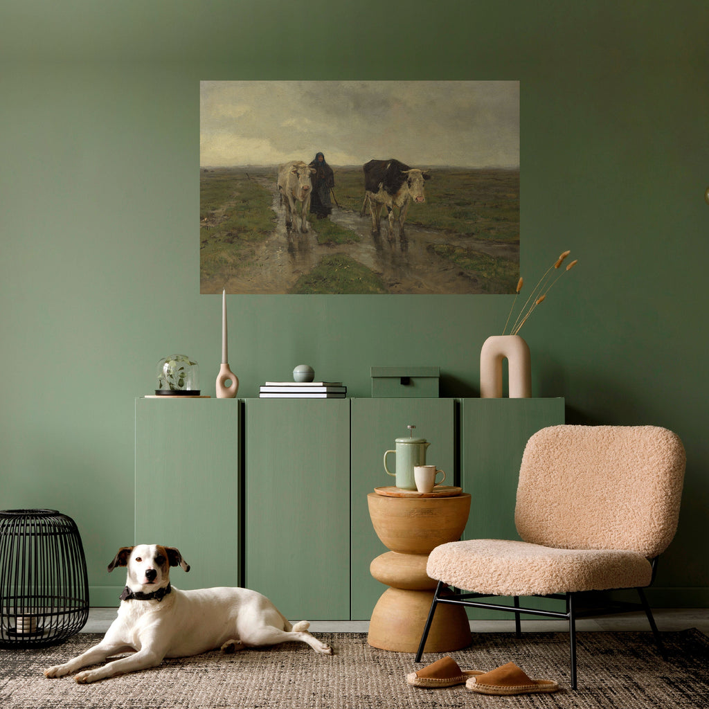 RAINY REFLECTIONS Peel and Stick Horizontal Poster