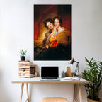 SYMMETRY OF SOULS Peel and Stick Vertical Poster