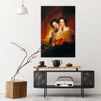 SYMMETRY OF SOULS Peel and Stick Vertical Poster