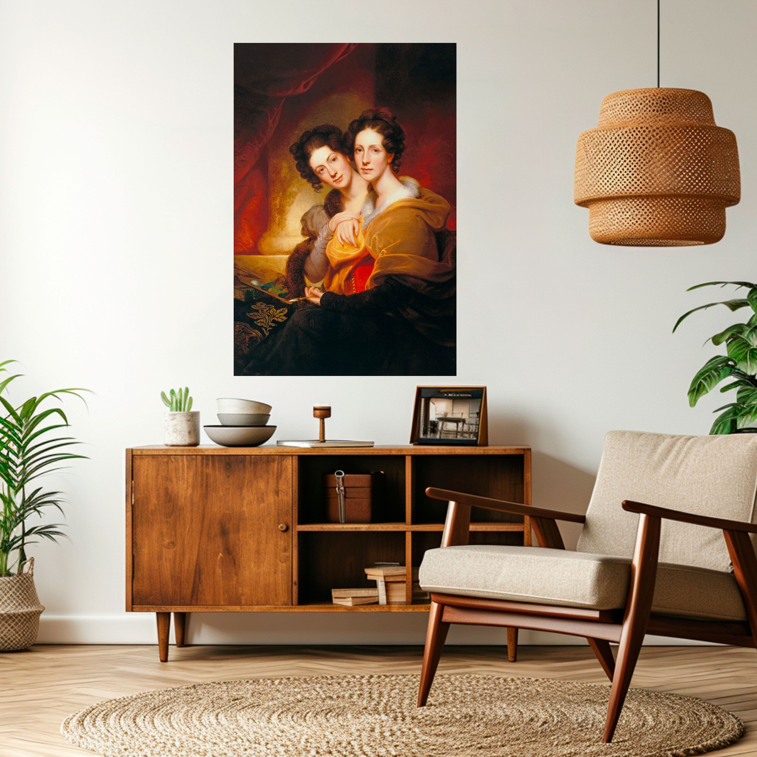 SYMMETRY OF SOULS Peel and Stick Vertical Poster