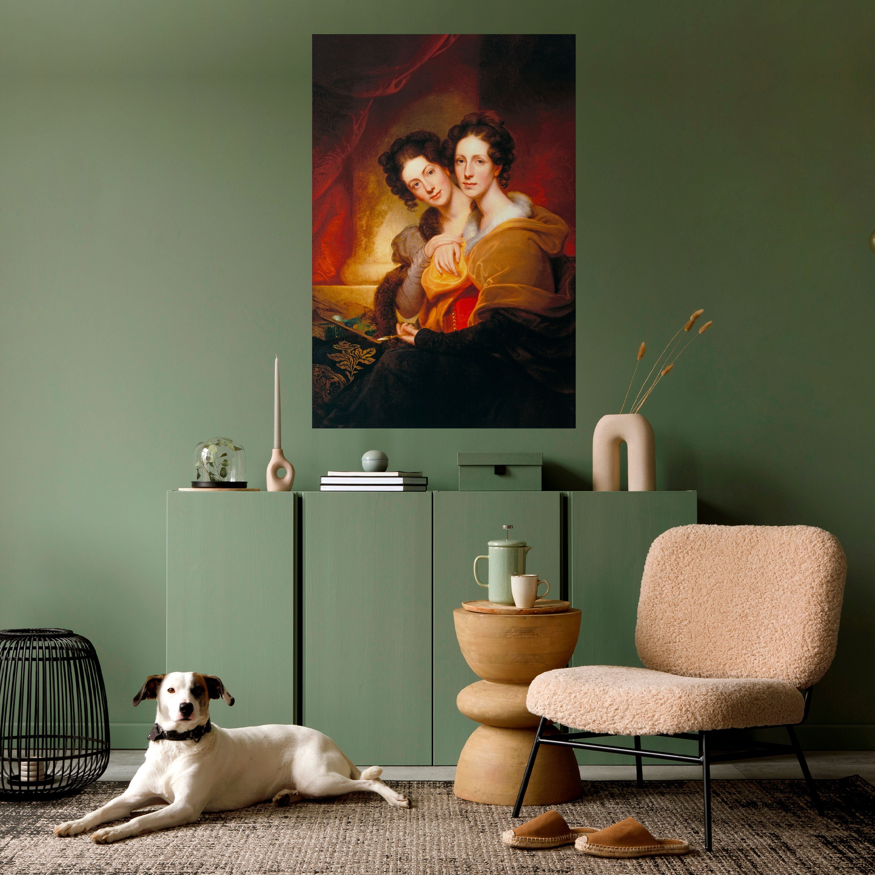 SYMMETRY OF SOULS Peel and Stick Vertical Poster