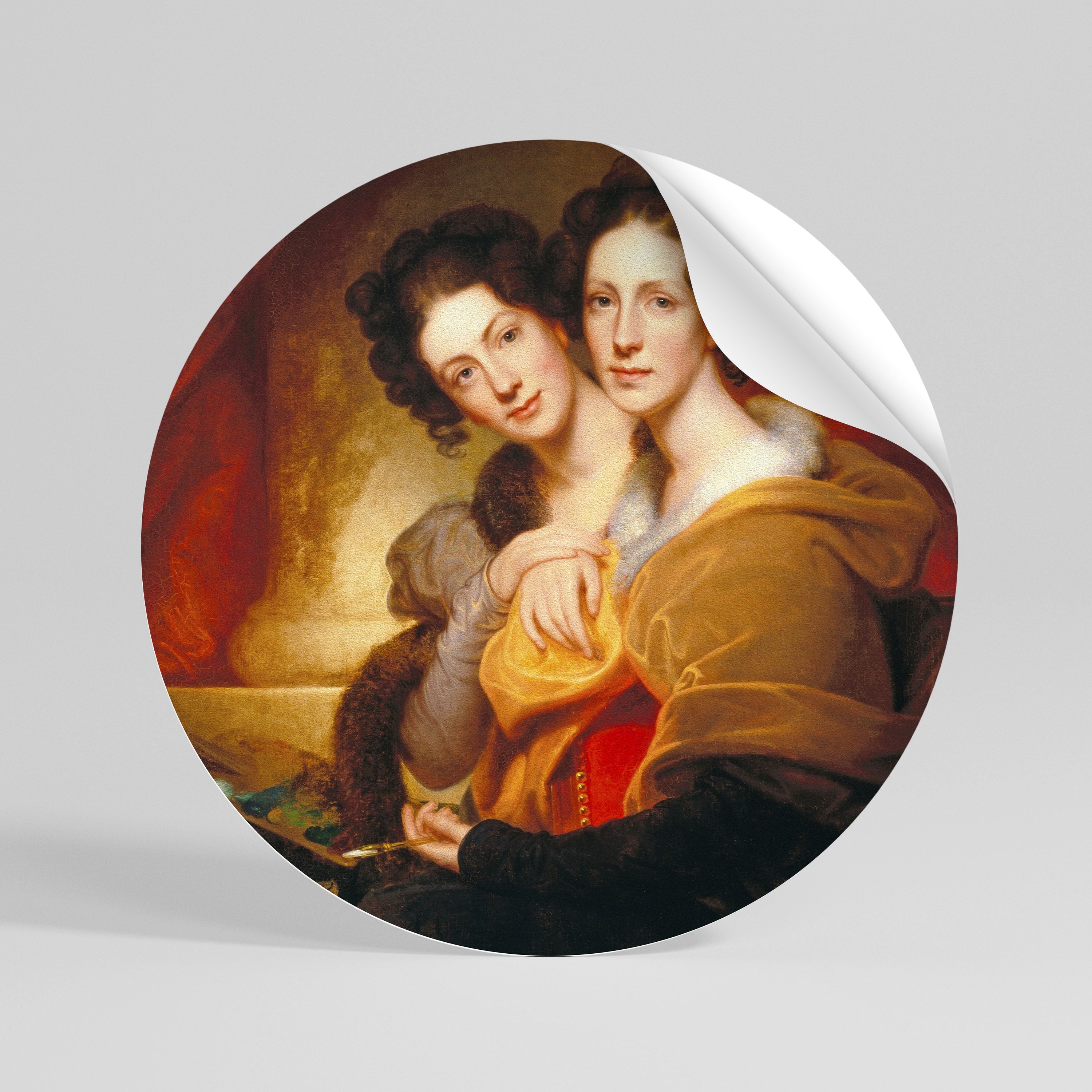 SYMMETRY OF SOULS - Autocolante Redondo Removível