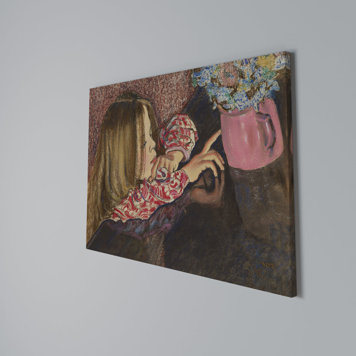 CHILDLIKE WONDER Horizontal Canvas Print