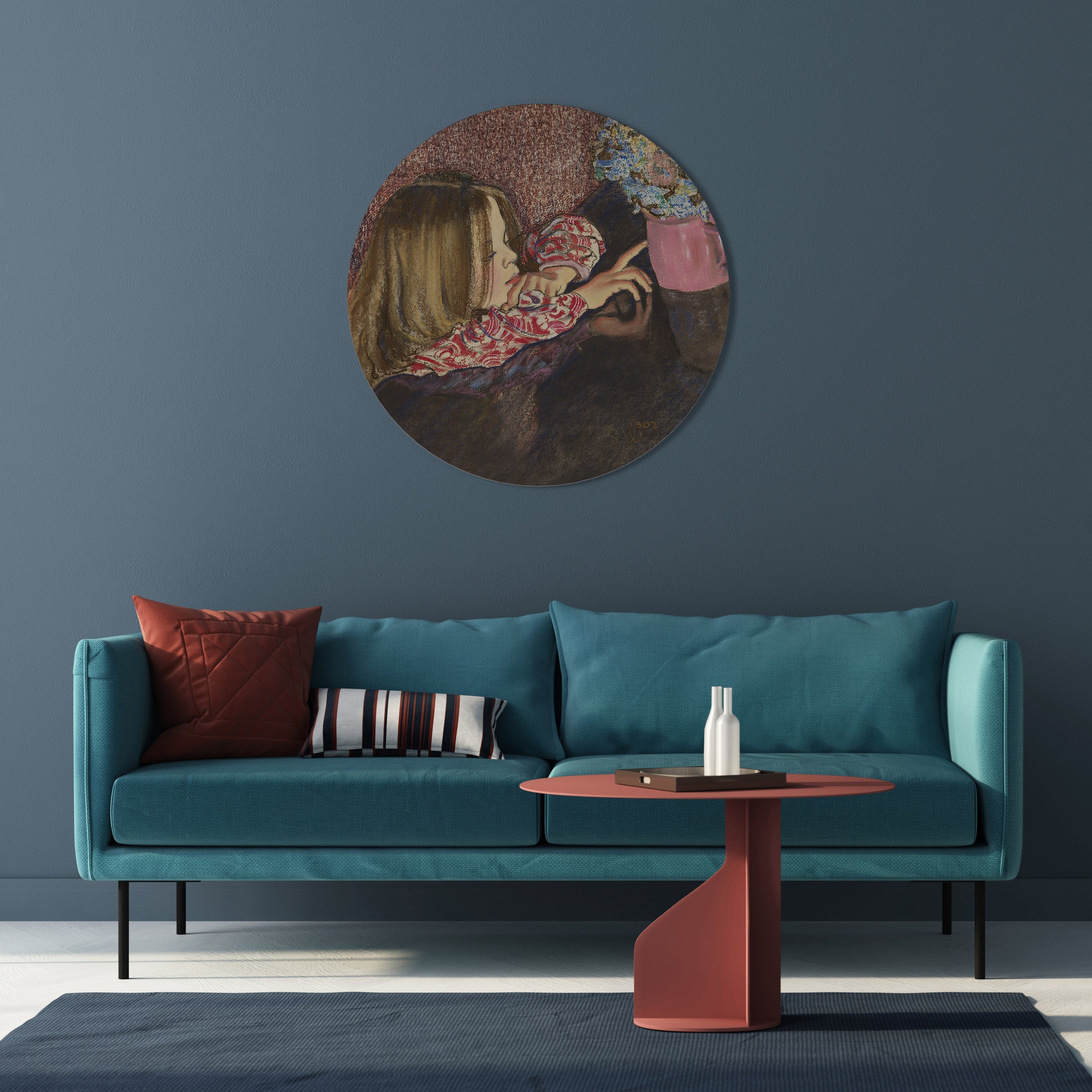 CHILDLIKE WONDER Round Wall Art