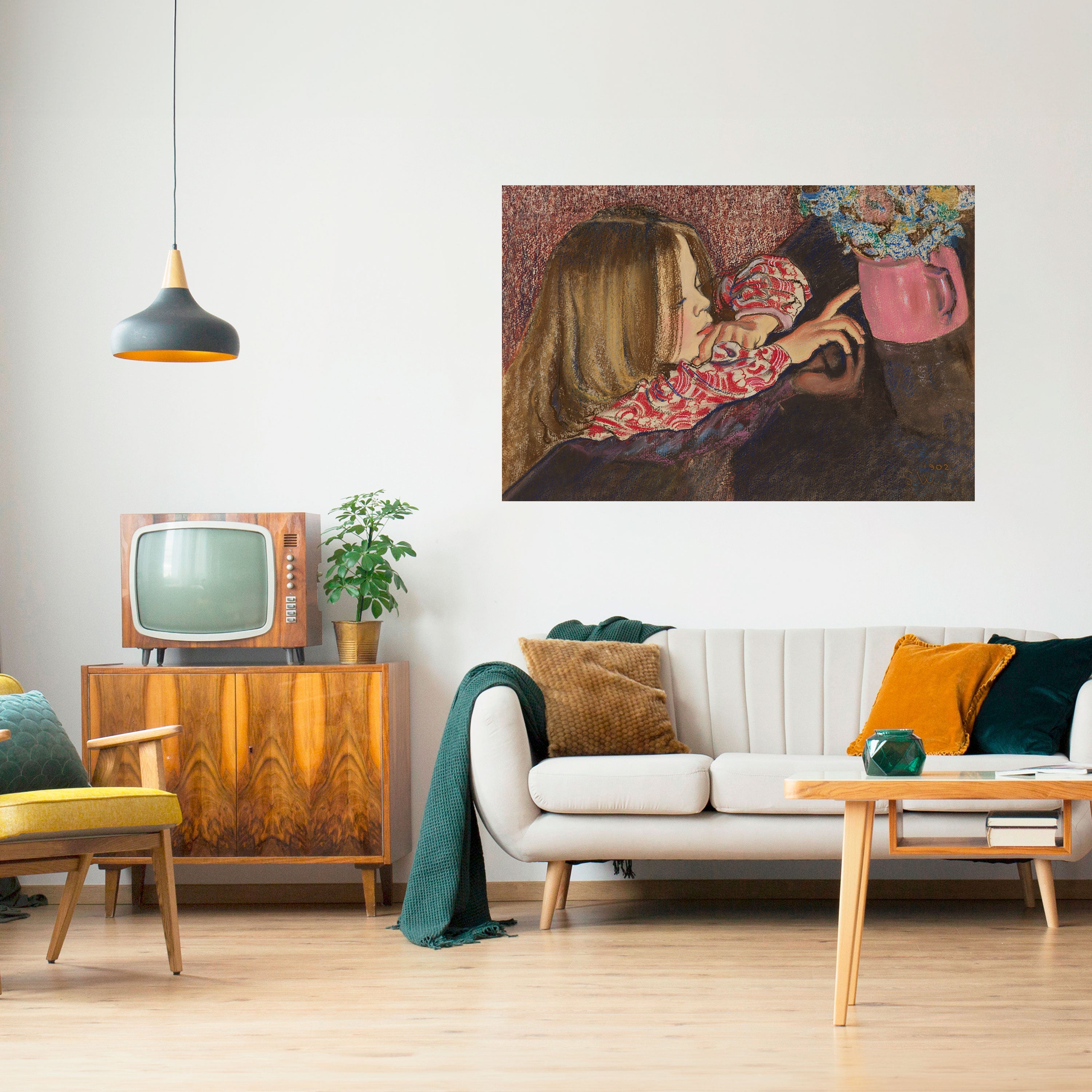 CHILDLIKE WONDER Poster Horizontal Autocolante