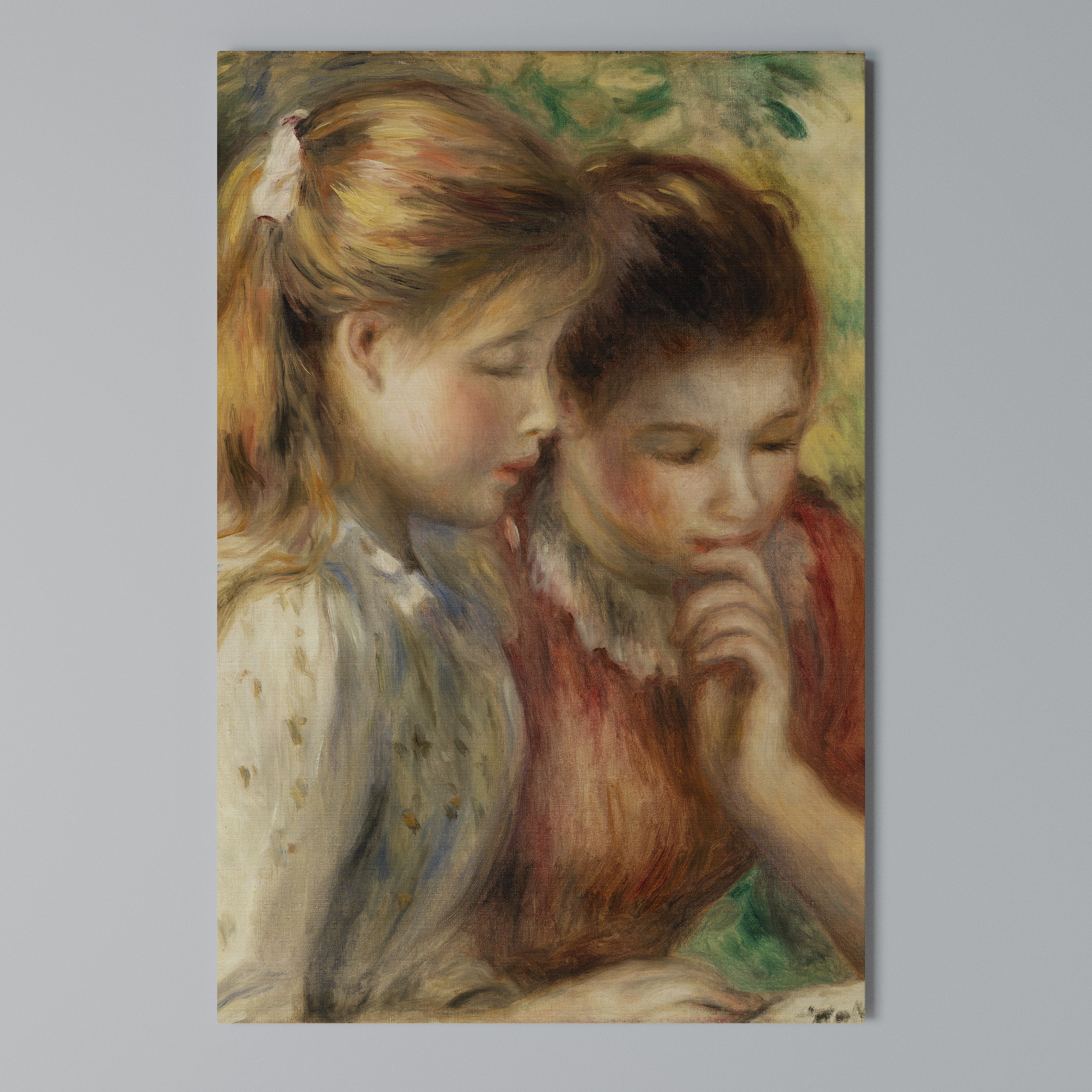 WHISPERS OF FRIENDSHIP Quadro em tela vertical