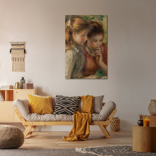 WHISPERS OF FRIENDSHIP Quadro em tela vertical