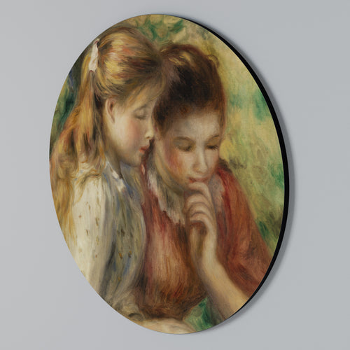 WHISPERS OF FRIENDSHIP Arte de Parede Redonda