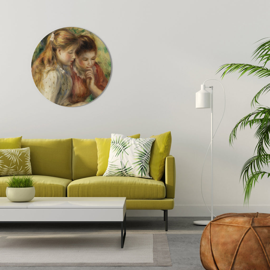 WHISPERS OF FRIENDSHIP Round Wall Art