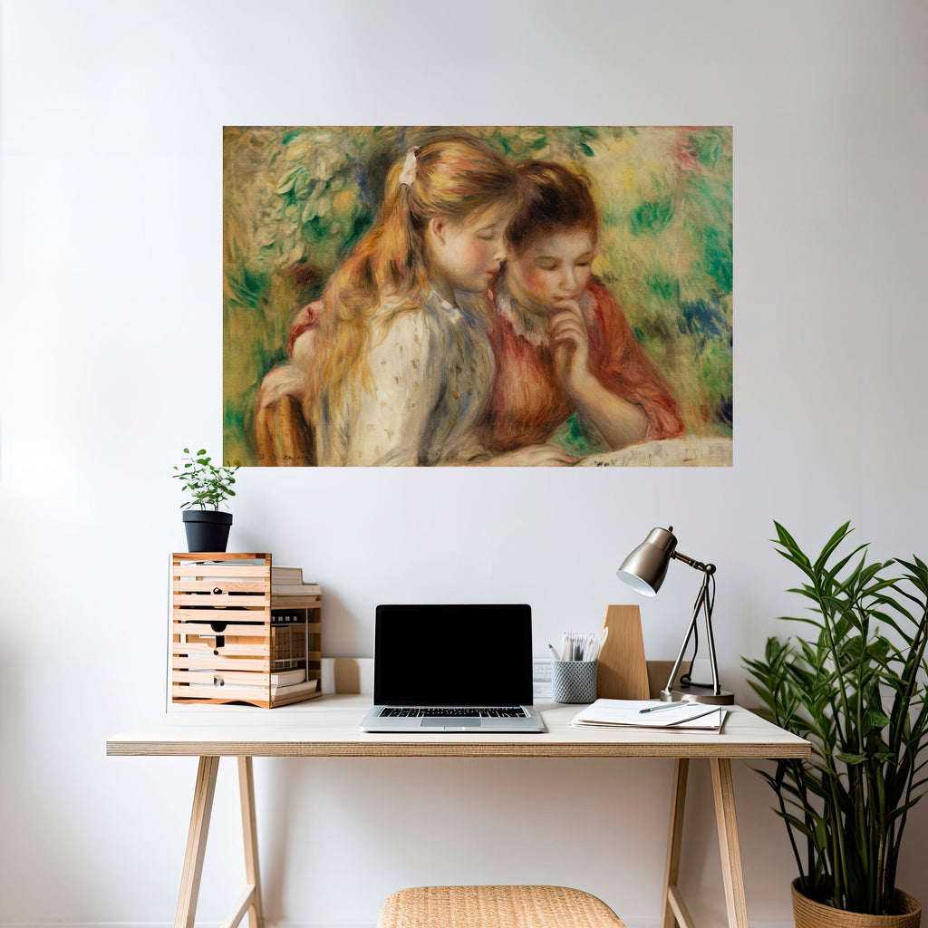 WHISPERS OF FRIENDSHIP Peel and Stick Horizontal Poster