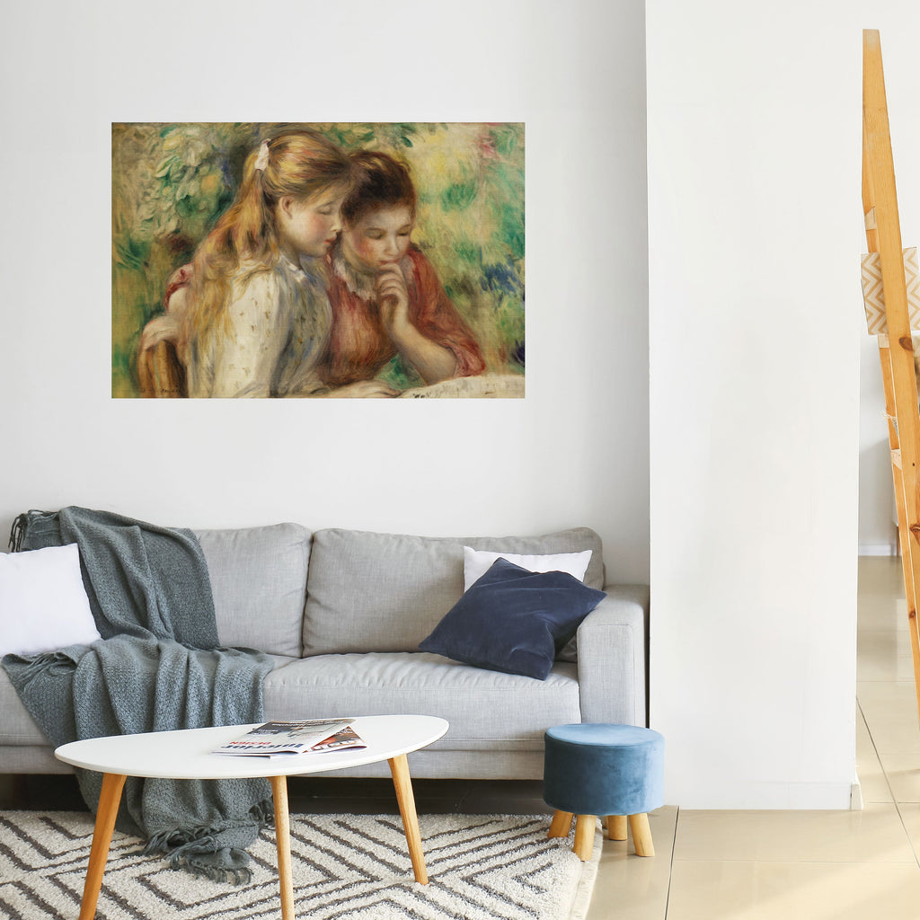 WHISPERS OF FRIENDSHIP Peel and Stick Horizontal Poster