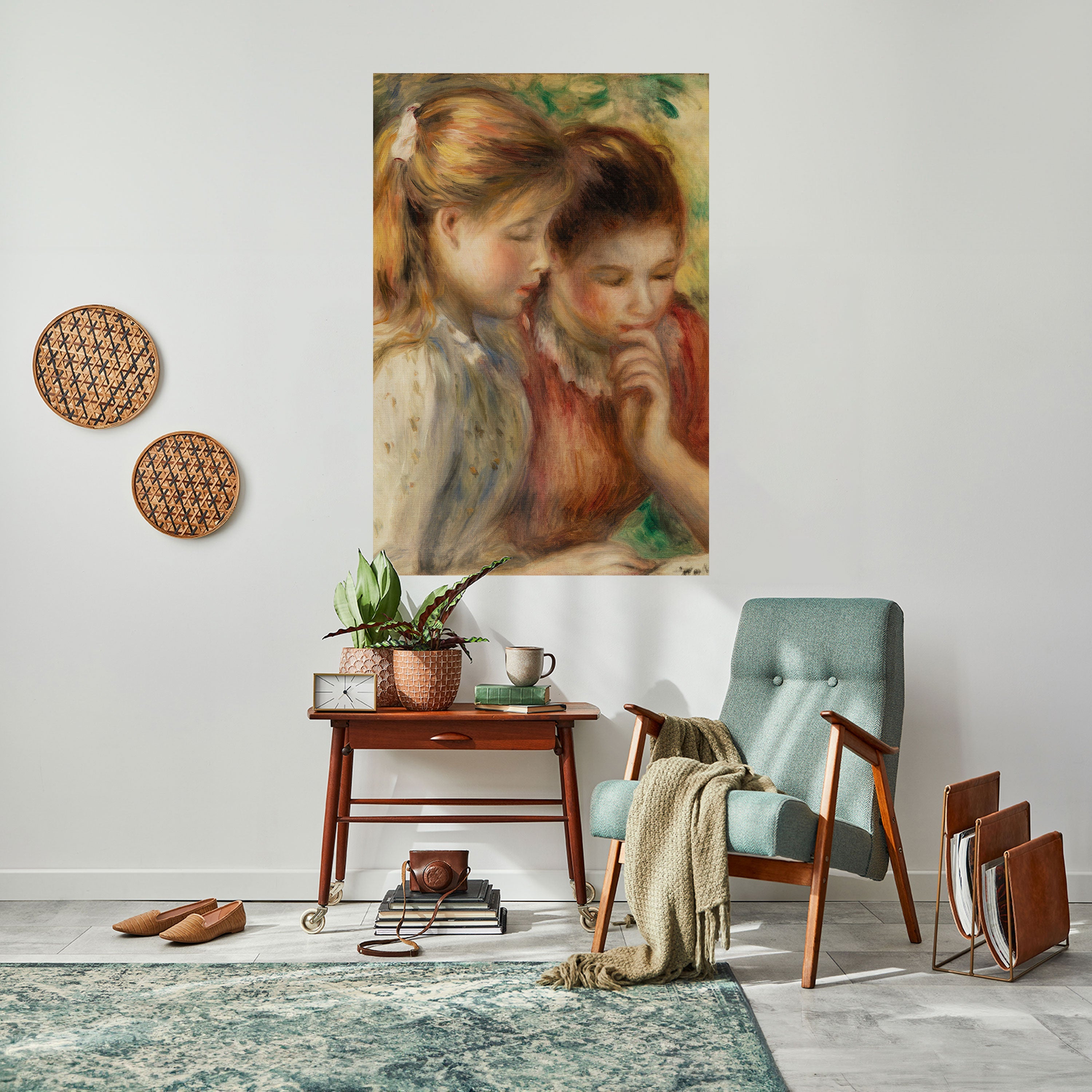 WHISPERS OF FRIENDSHIP Peel and Stick Vertical Poster