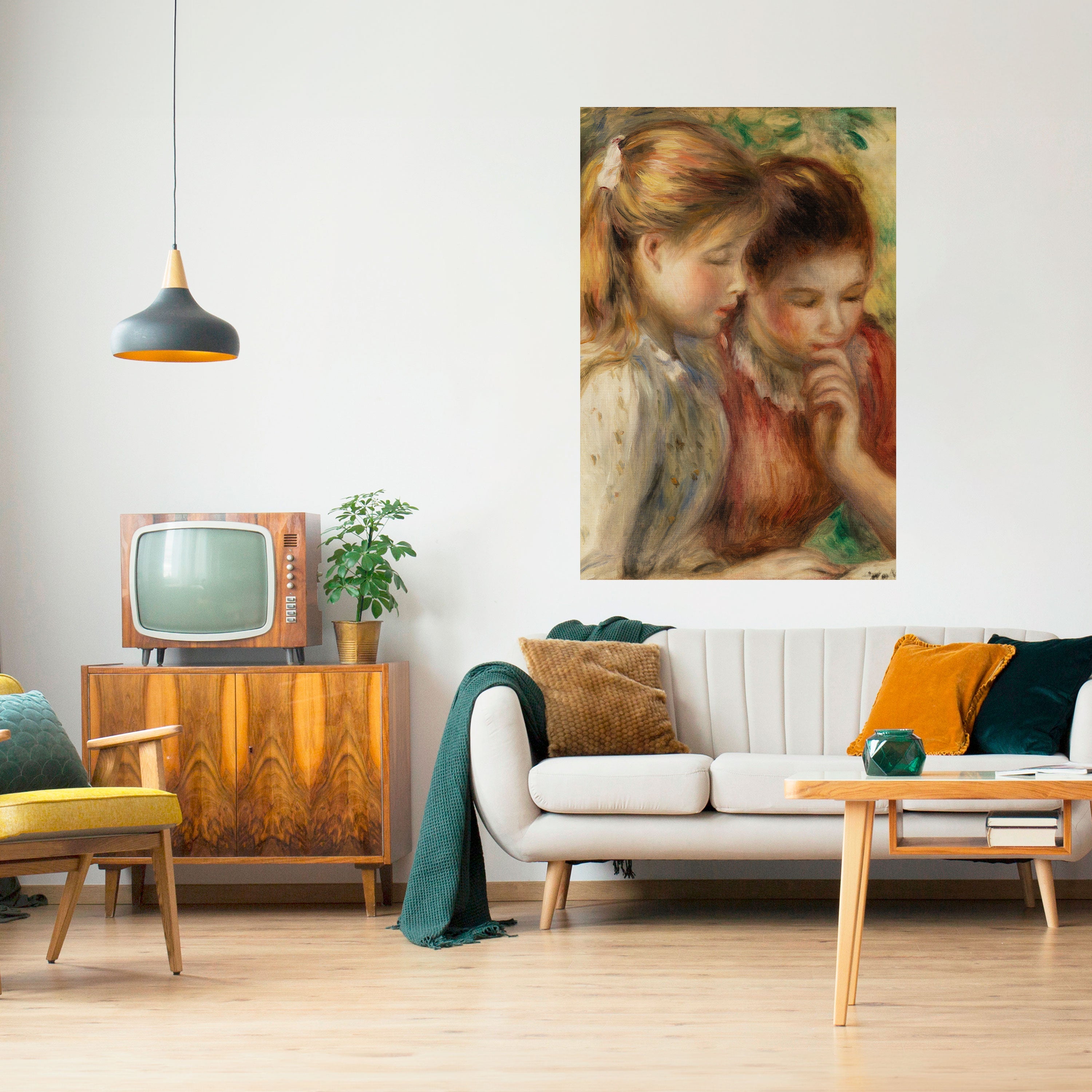 WHISPERS OF FRIENDSHIP Peel and Stick Vertical Poster