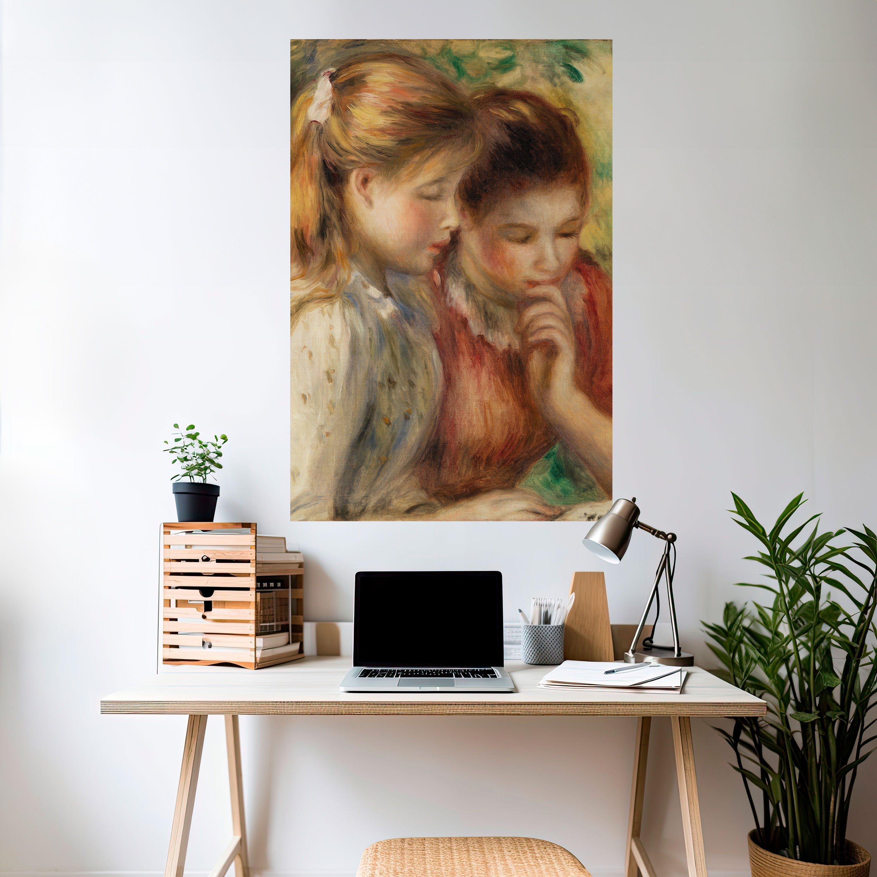 WHISPERS OF FRIENDSHIP Peel and Stick Vertical Poster