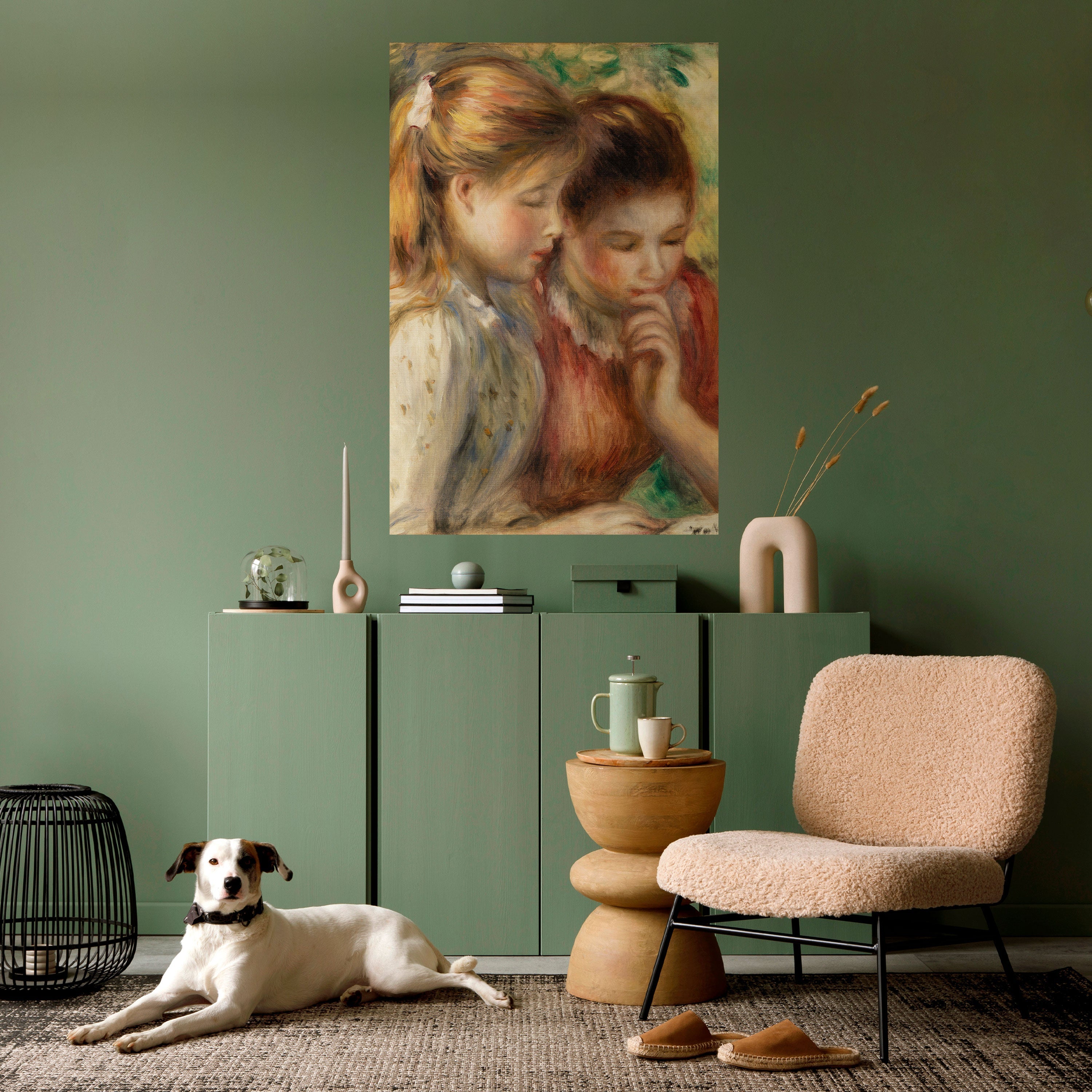 WHISPERS OF FRIENDSHIP Peel and Stick Vertical Poster