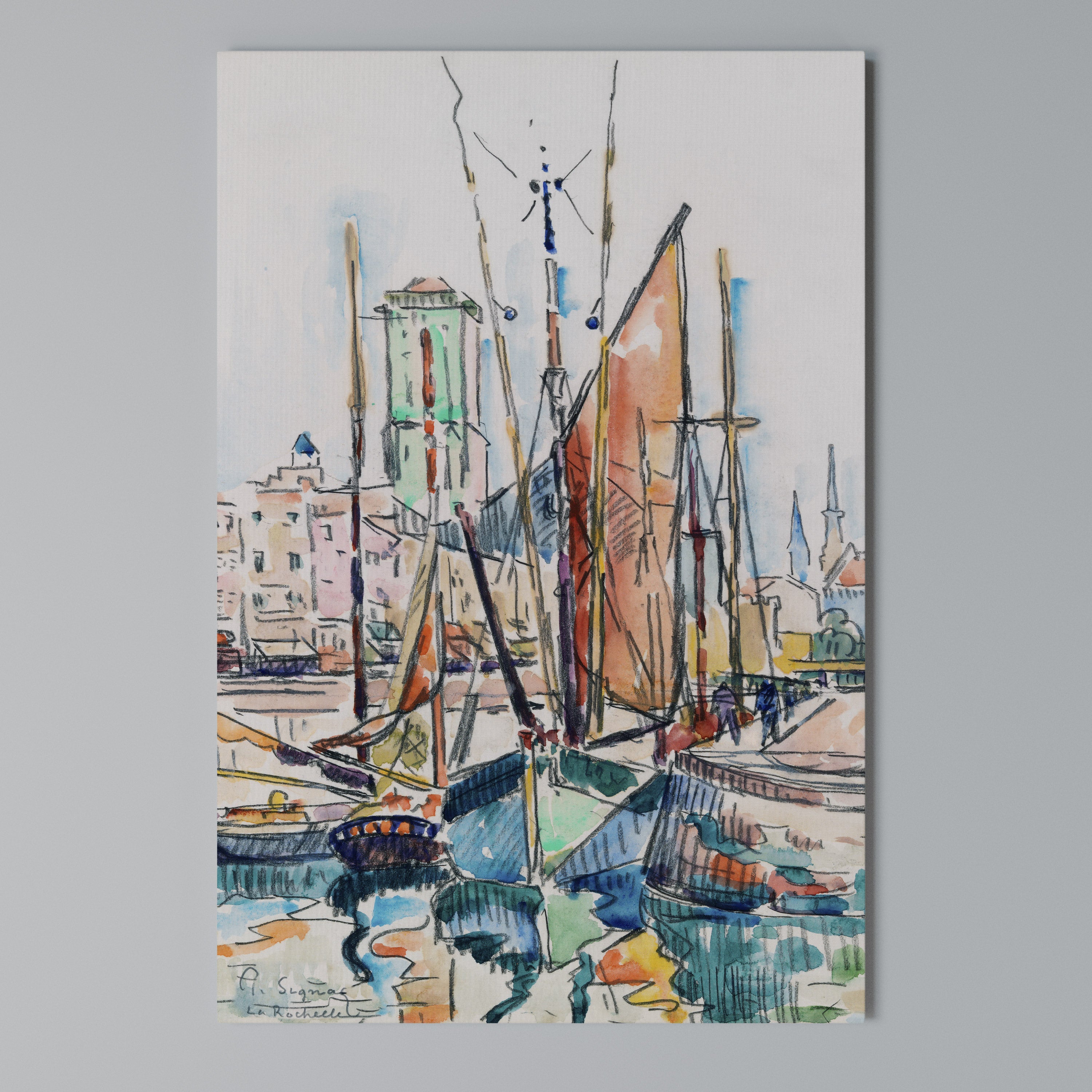 LA ROCHELLE Quadro em tela vertical