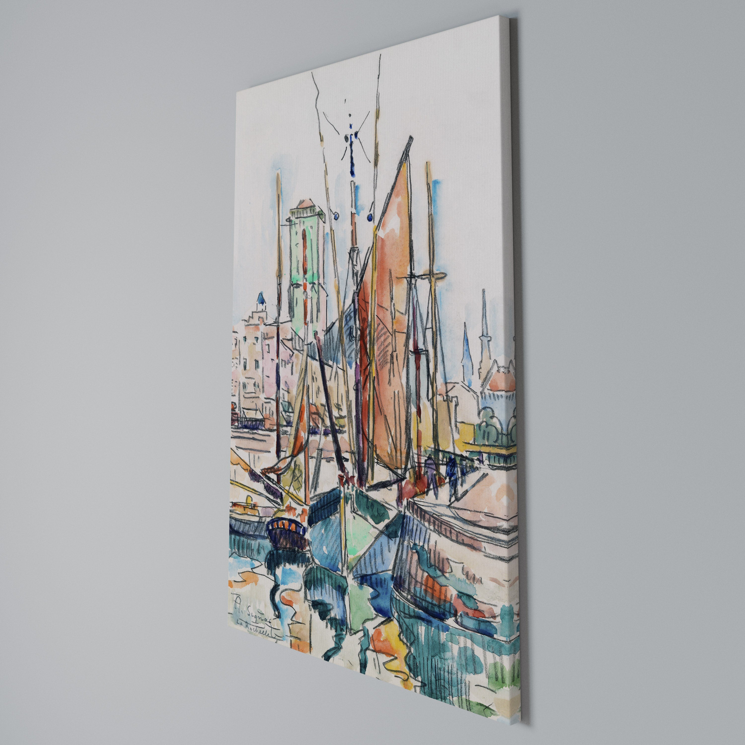 LA ROCHELLE Quadro em tela vertical
