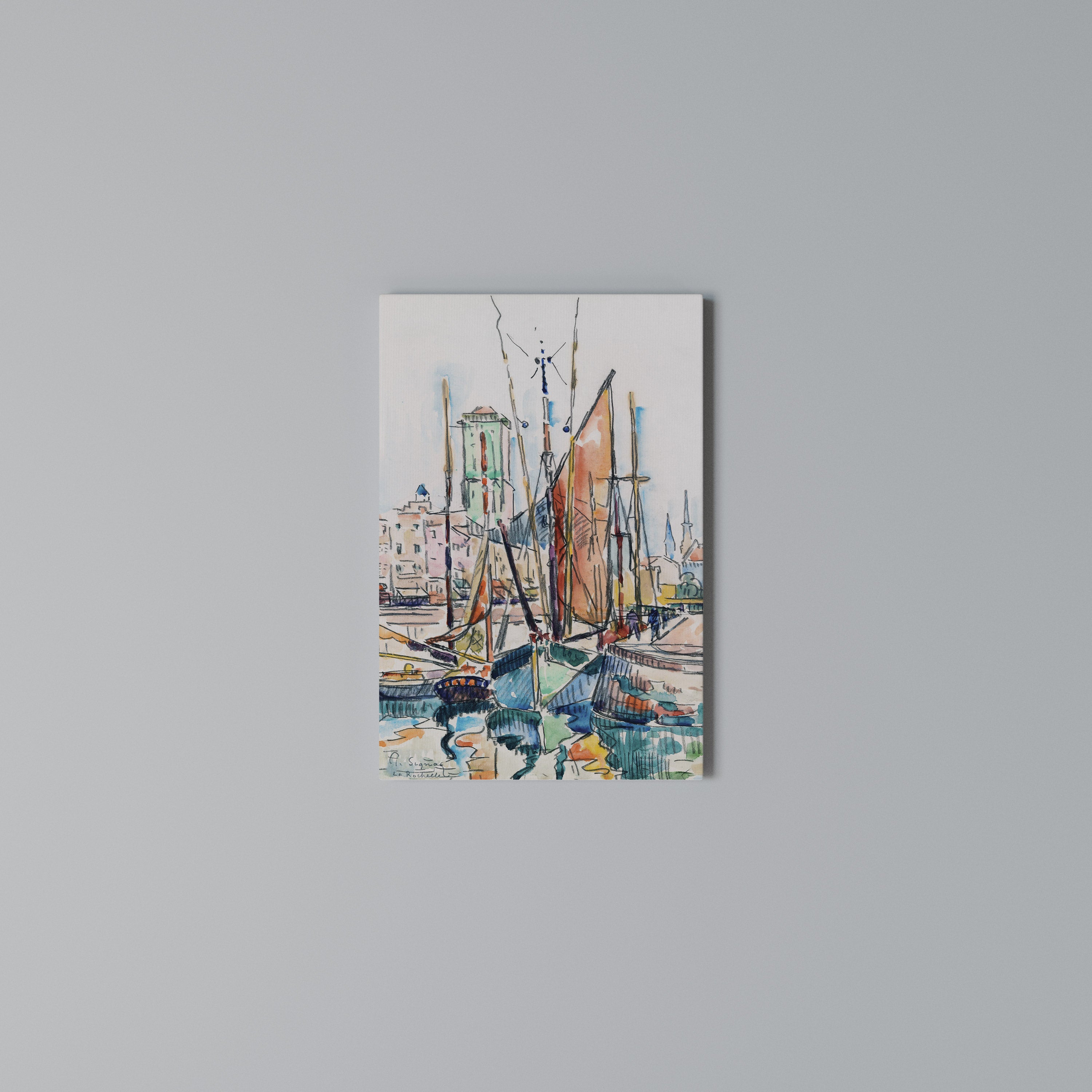 LA ROCHELLE Quadro em tela vertical