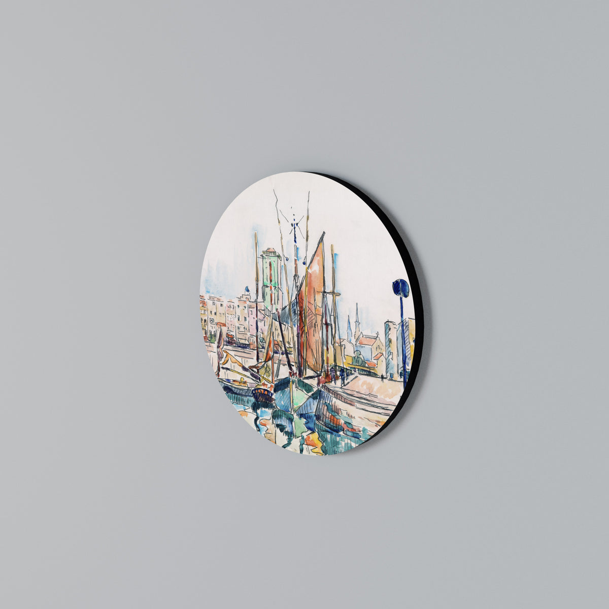 LA ROCHELLE Arte de Parede Redonda