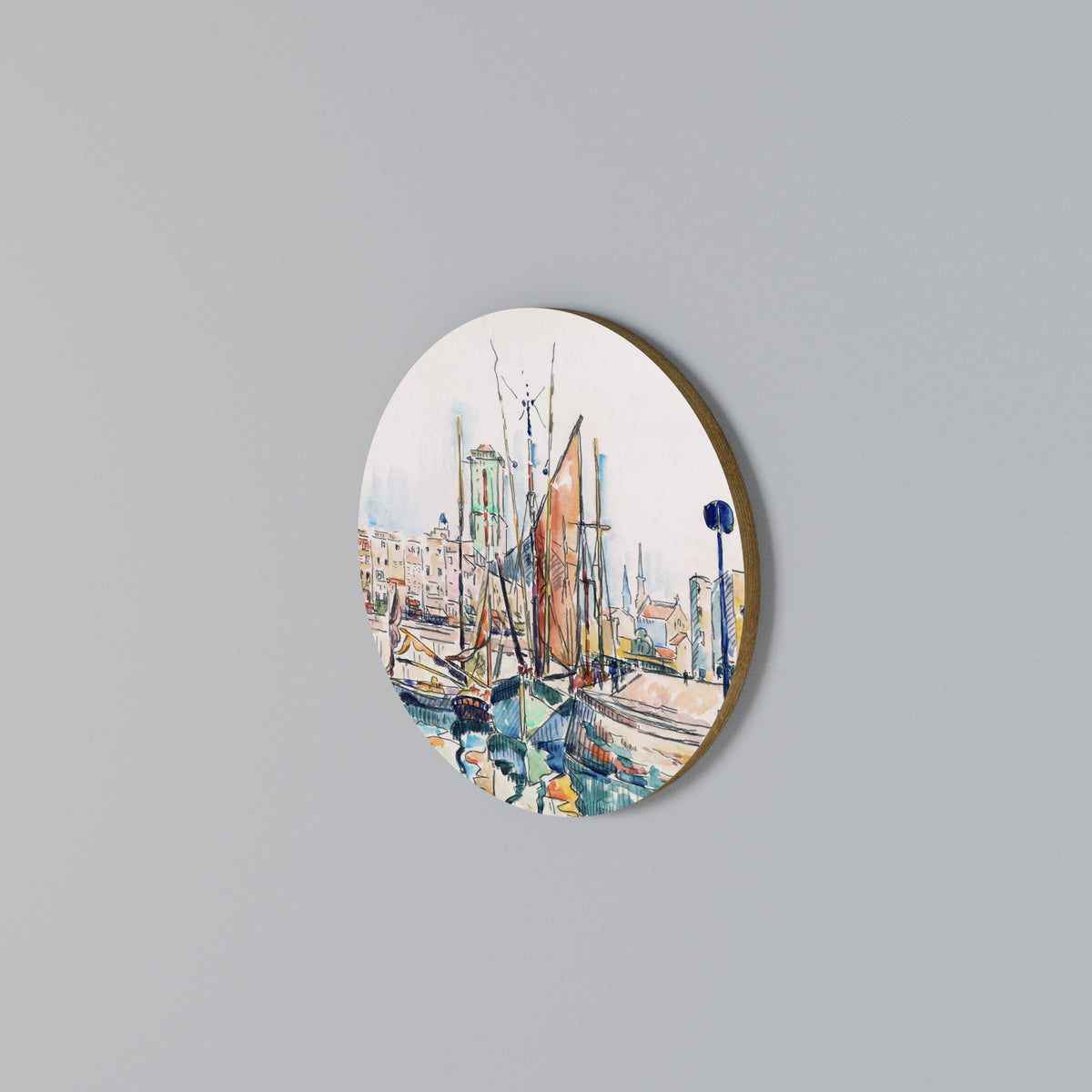 LA ROCHELLE Arte de Parede Redonda