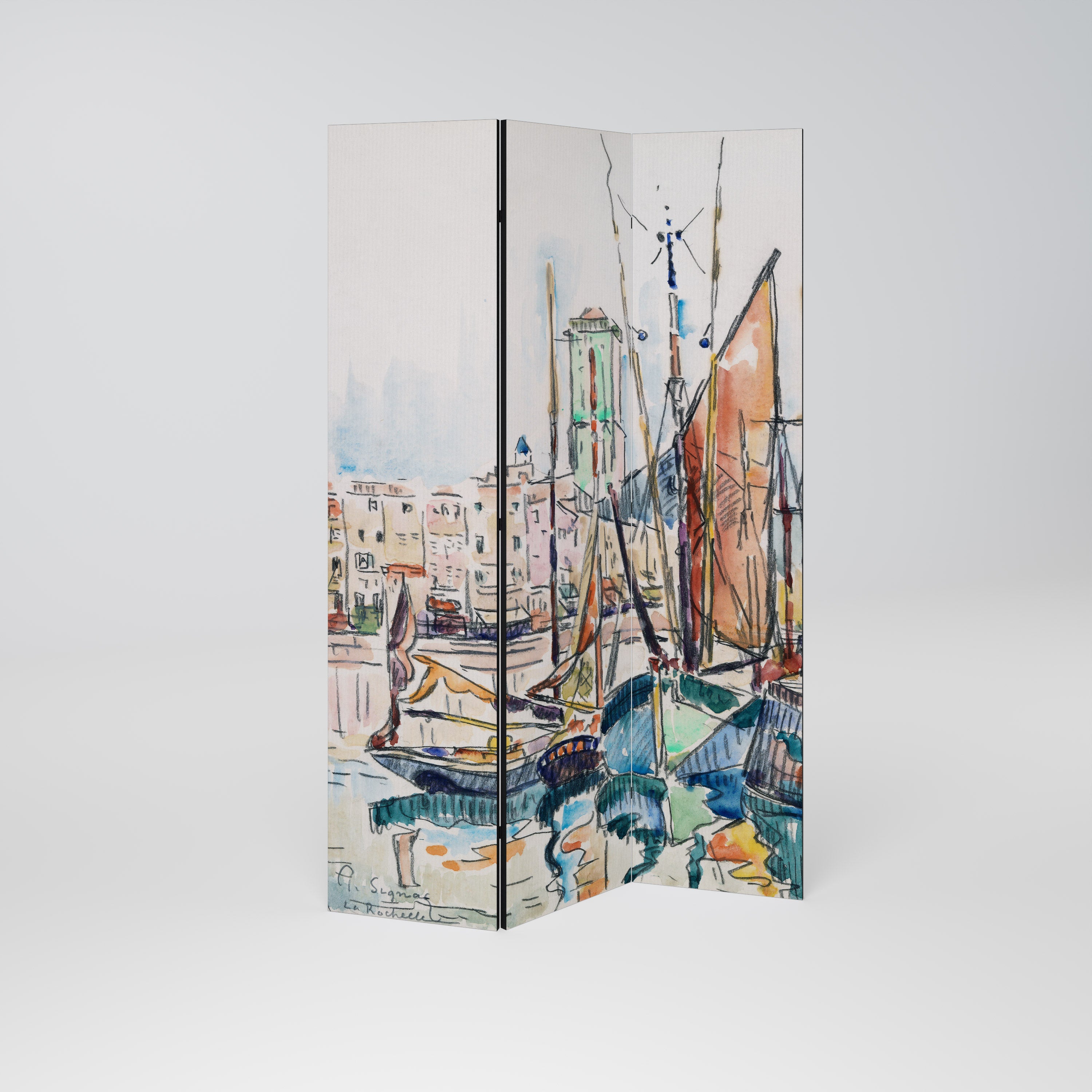 LA ROCHELLE Biombo de 3 Painéis