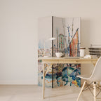LA ROCHELLE 3-Panel Room Divider