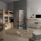 LA ROCHELLE Biombo Decorativo de 3 Painéis