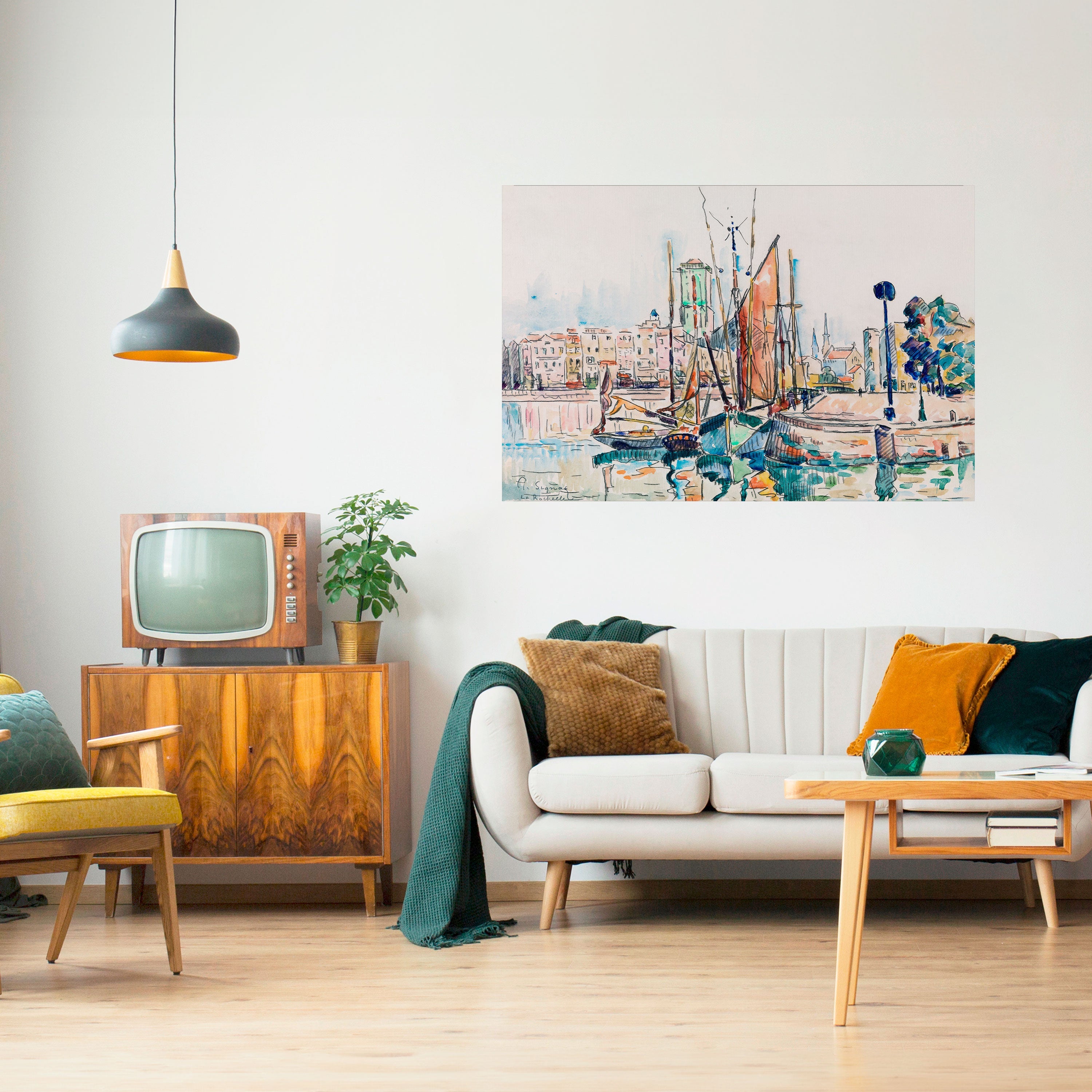 LA ROCHELLE Peel and Stick Horizontal Poster