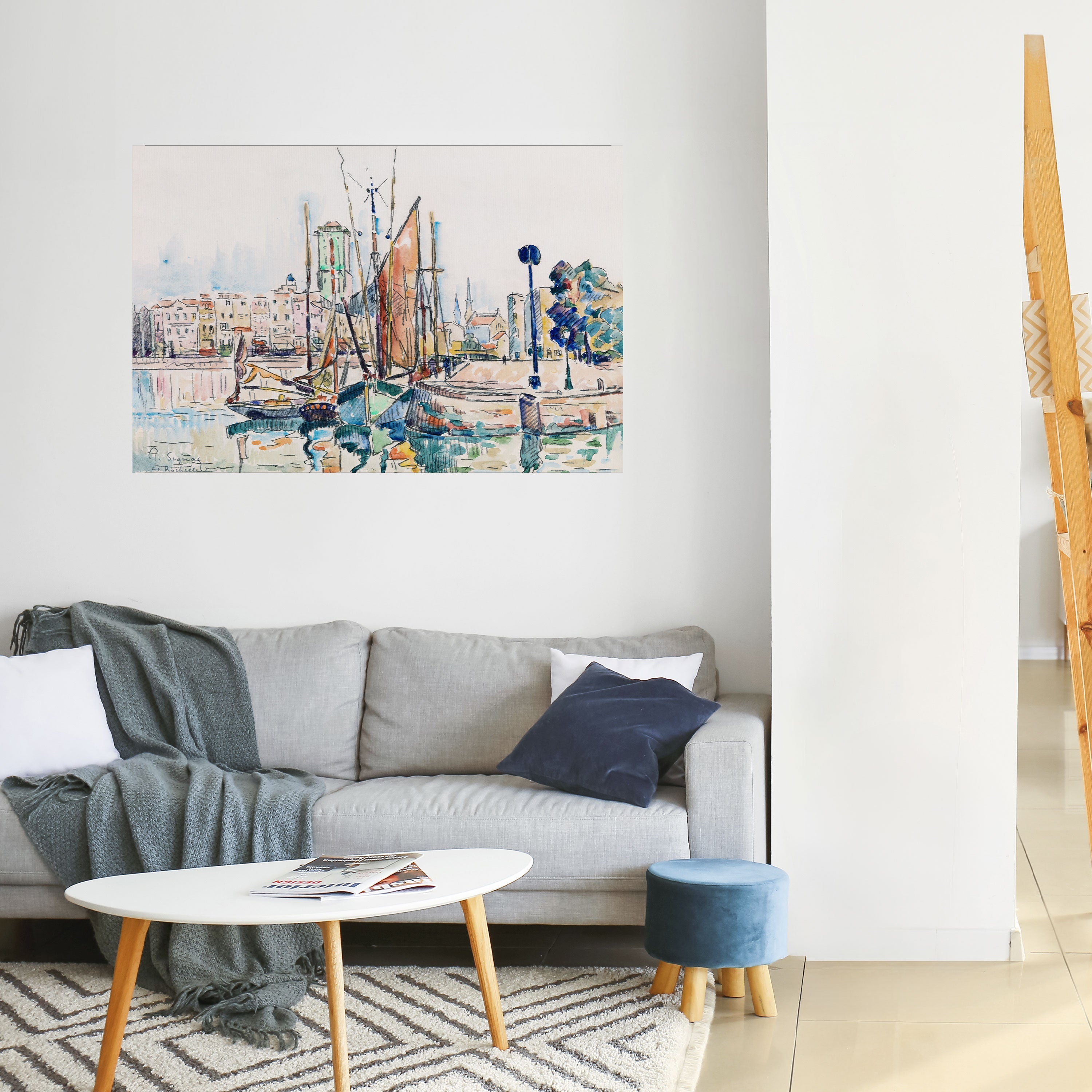 LA ROCHELLE Peel and Stick Horizontal Poster