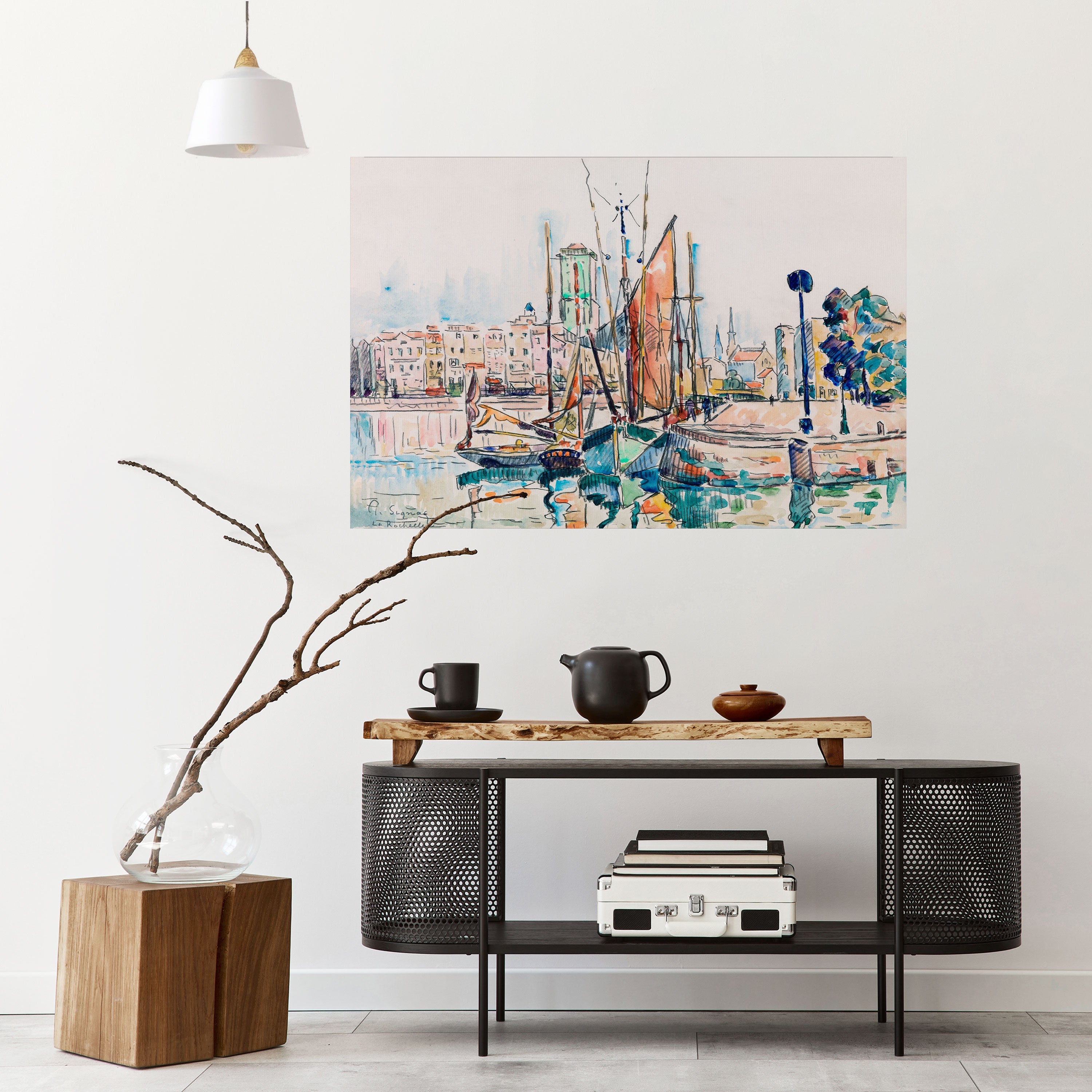 LA ROCHELLE Peel and Stick Horizontal Poster