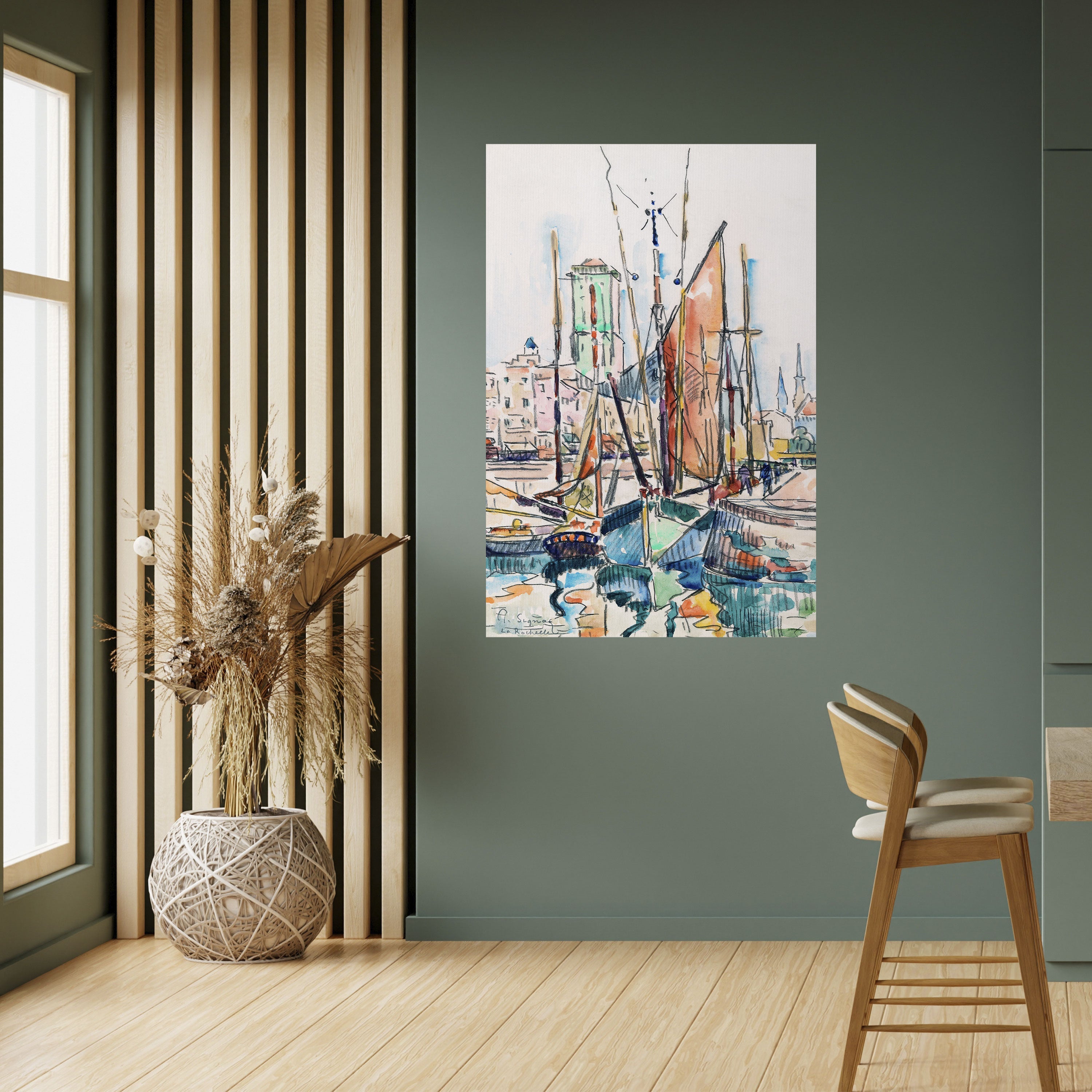 LA ROCHELLE Peel and Stick Vertical Poster