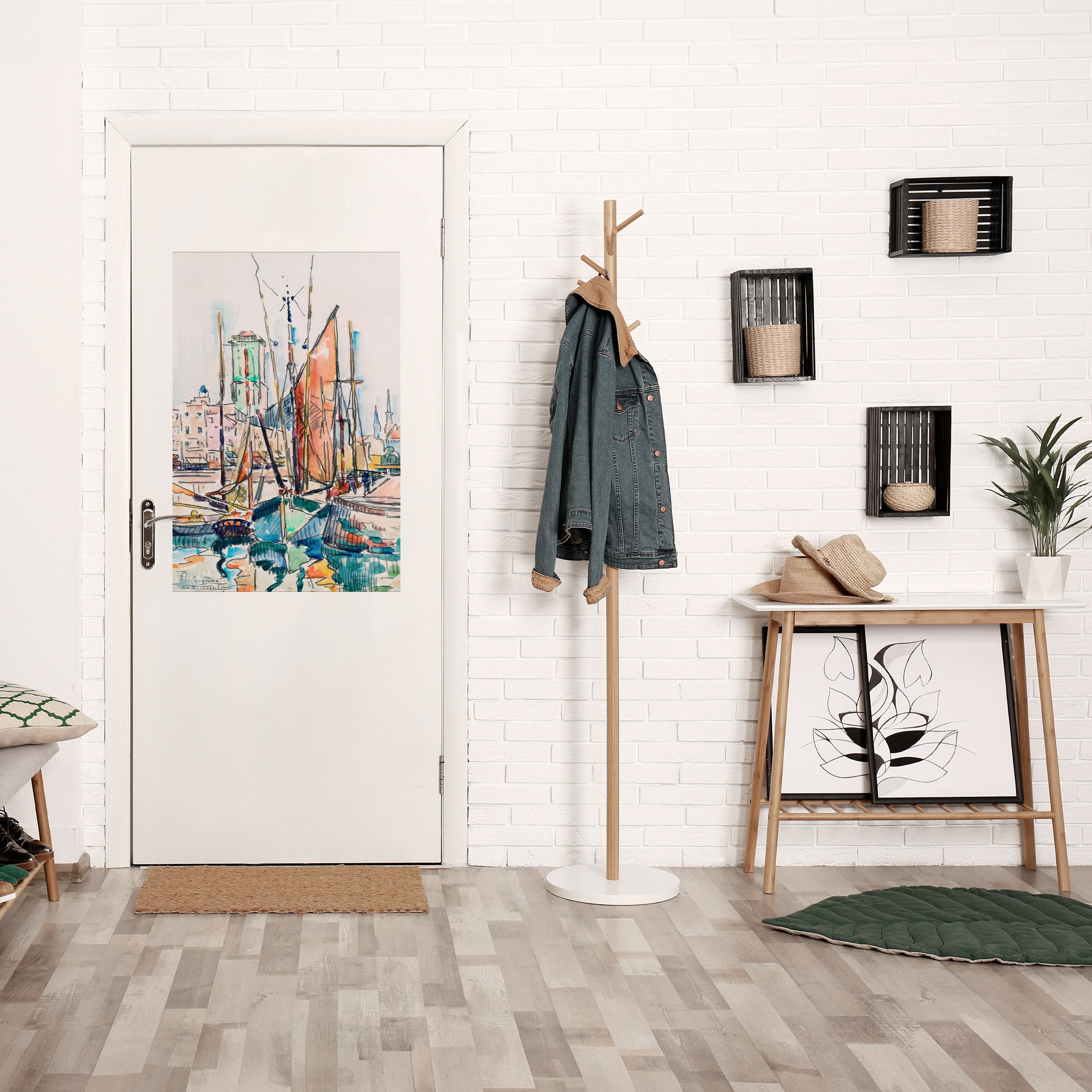 LA ROCHELLE Peel and Stick Vertical Poster