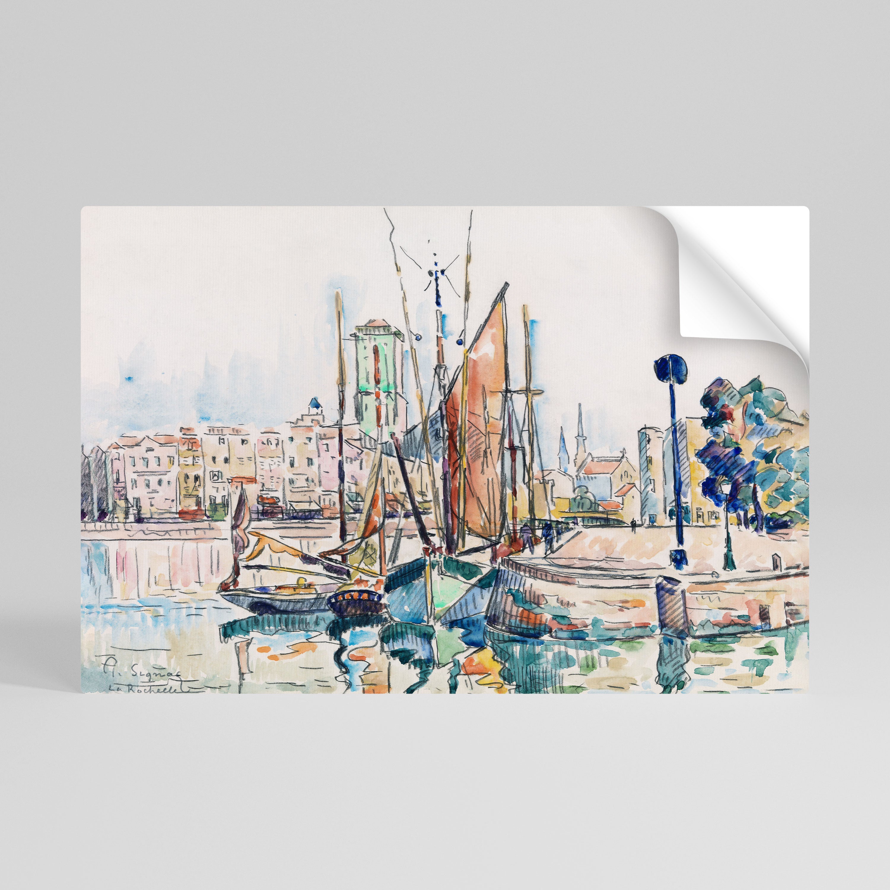 LA ROCHELLE Póster Autocolante Horizontal