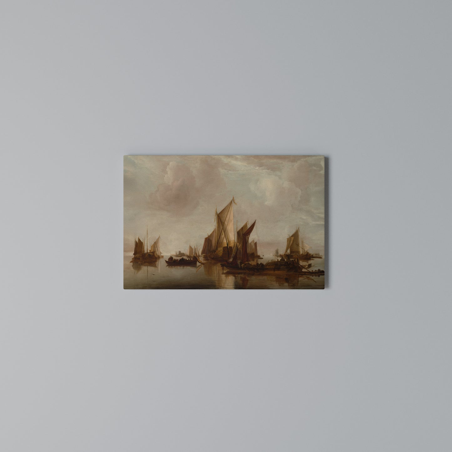 SAILS IN SERENITY Horizontal Canvas Print