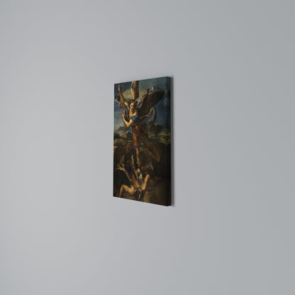 FURY AND FAITH Quadro em tela vertical