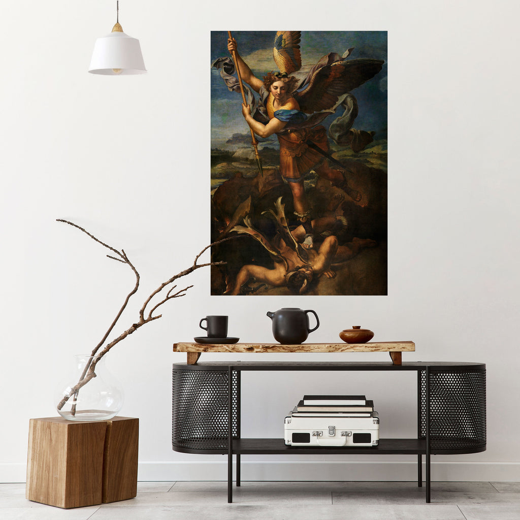 FURY AND FAITH Peel and Stick Vertical Poster