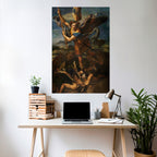 FURY AND FAITH Peel and Stick Vertical Poster