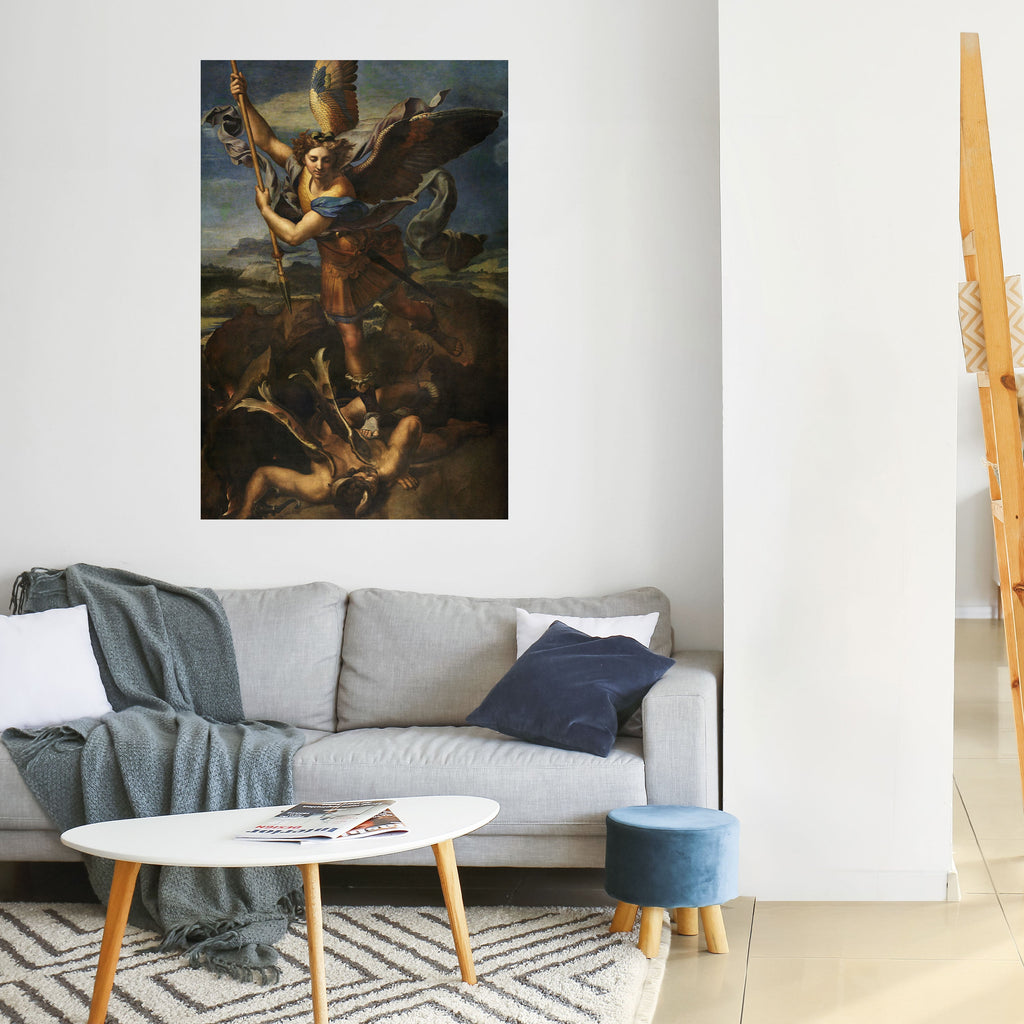 FURY AND FAITH Peel and Stick Vertical Poster